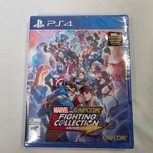 Capcom Marvel vs Capcom Fighting Collection PS4 New Sealed Comic Included